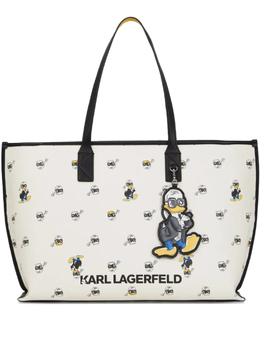 Сумка-шоппер с принтом X Disney по всей поверхности Karl Lagerfeld, белый a3w302651ug | белый