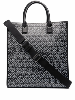 Burberry сумка-тоут с монограммой, черный 8049435 | черный