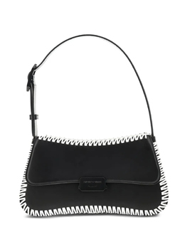 Сумка через плечо с прошитыми деталями Emporio Armani, черный ew001013af12774uc001 | черный
