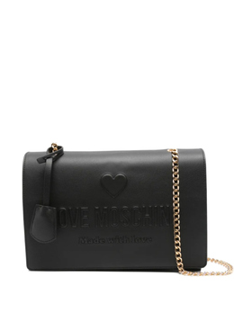 Сумка через плечо с тисненым логотипом Love Moschino, черный jc4113pp1ml10 | черный