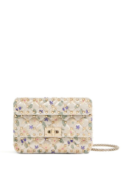 Valentino Garavani маленькая сумка на плечо Rockstud Spike, нейтральный wb0123xvc | нейтральные цвета