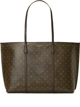 Сумка-шоппер с логотипом Perry Tory Burch, коричневый 174237 | коричневый