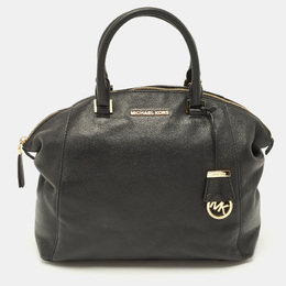 Michael Kors Black Leather Riley Satchel 1175147