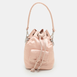 Fendi Baby Pink Nylon Mini Mon Tresor Bucket Bag 1175081