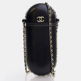 Chanel Chain Around Black Lambskin Phone Holder Bag 1169515