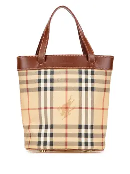 Burberry 2000-2017 Haymarket Check Coated Canvas bucket bag 31035072