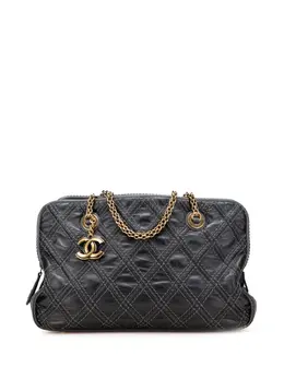 Chanel 2011 Quilted Calfskin Stitch Triptych shoulder bag 31034994