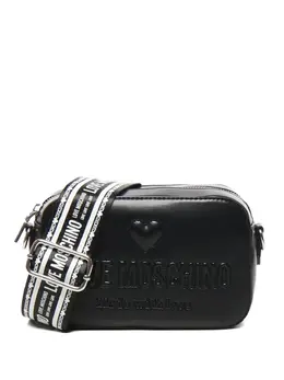 Love Moschino embossed-logo shoulder bag 30998125