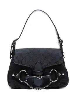 Gucci 2000-2015 GG Horsebit shoulder bag 31019324