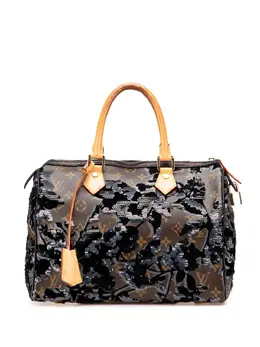 Louis Vuitton 2010 Monogram Fleur De Jais Sequins Speedy 30 boston bag 31027439