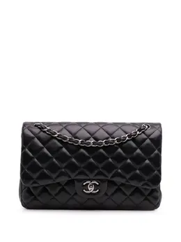 Chanel 2016-2017 Jumbo Classic Lambskin Double Flap shoulder bag 31027383