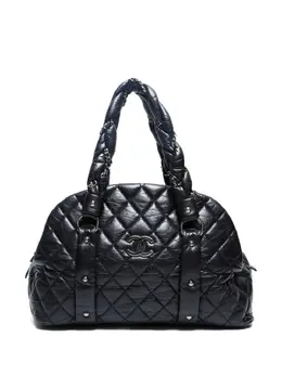 Chanel 2005-2006 small Lady Braid diamond-quilt tote bag 31018394