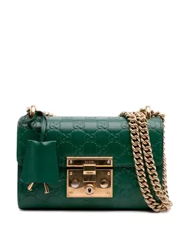 Gucci 2016-2025 Small Guccissima Padlock crossbody bag 31032325