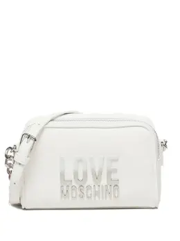 Love Moschino logo-plaque shoulder mini bag 30998321