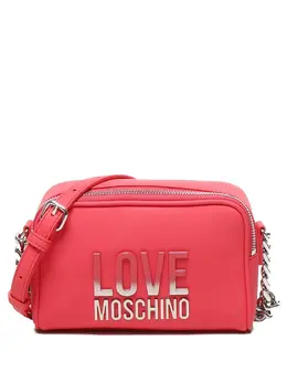 Love Moschino logo-plaque chain shoulder bag 30995620