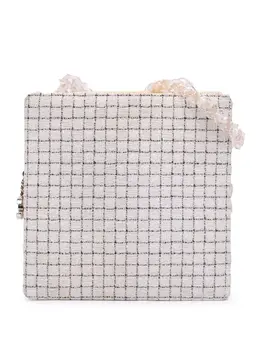 Chanel 2016 Small Tweed and Resin Zipped Shopping Bag shoulder bag 30990127