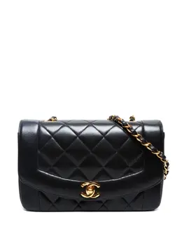 Chanel 1994 small Diana lambskin quilted cross body bag 31018378