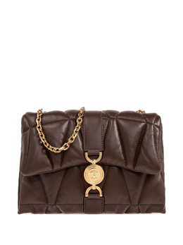 Стеганая сумка через плечо Mini Kleio Versace, коричневый 10159641a12973 | коричневый