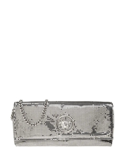 Клатч La Medusa из металлической сетки Versace, серебряный 10198671a15323 | серебристый