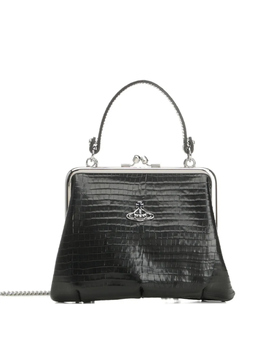 Мини-сумка с тиснением под крокодила Vivienne Westwood, черный 4b010006wl00c0 | черный