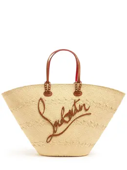 Christian Louboutin Large Cabata Raffia Beach Bag 81ig6o004-njm3ma2