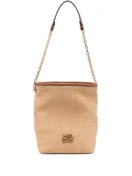 Karl Lagerfeld K/Autograph woven chain-strap bag 30692109