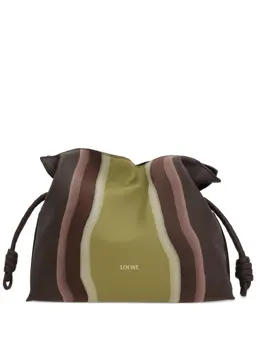 Loewe striped leather shoulder bag 30772296