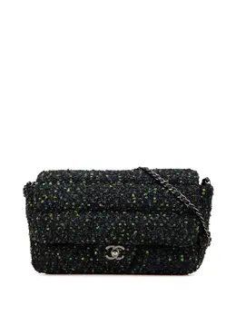 Chanel 2018-2019 CC Tweed Flap shoulder bag 31050581
