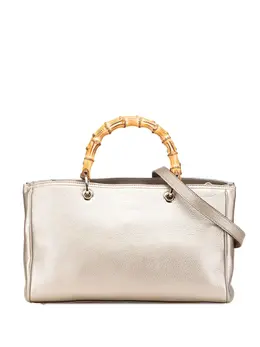 Gucci 2016-2025 Medium Calfskin Bamboo Shopper satchel 31049949