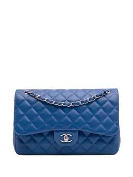 Chanel 2016-2017 Jumbo Classic Lambskin Double Flap shoulder bag 31050025