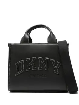 DKNY logo-embroidered tote bag 30926766