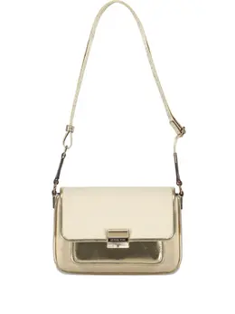 Michael Kors Bradshaw metallic-panel flap shoulder bag 30695094
