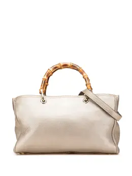 Gucci 2000-2015 Medium Calfskin Bamboo Shopper satchel 31050707