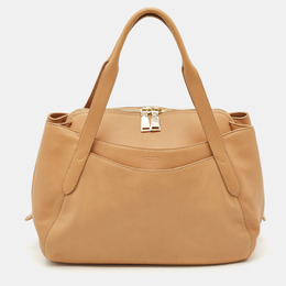 Lancel Beige Leather Satchel 1177267