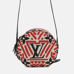 Louis Vuitton Red Monogram Giant Crafty Boite Chapeau Souple Bag 1175893