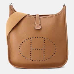 Hermes Evelyne 2 Gold Taurillon Clemence PM Hand Bag 1175675
