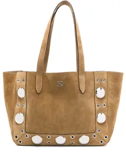 Valentino Garavani large Nellcôte eyelet-embellished tote bag 30944848