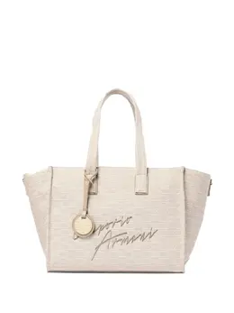 Emporio Armani logo-plaque tote bag 30426456