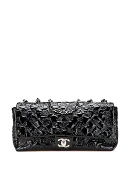 Chanel 2010-2011 Jumbo Patent Lucky Symbols Flap shoulder bag 31065399