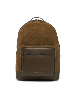 Рюкзак Th Casual Suede Backpack AM0AM13229 Tommy Hilfiger, зеленый 8720638747420 | grün
