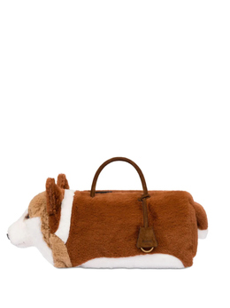 Moschino сумка-тоут в виде собаки, коричневый mc4044pp1nox1 | коричневый