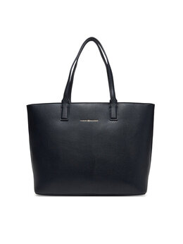 Сумочка Th Logotape Tote AW0AW17449 Tommy Hilfiger, синий 8721185101253 | dunkelblau