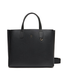 Сумочка Th Distinct Satchel AW0AW17463 Tommy Hilfiger, черный 8721185098577 | schwarz