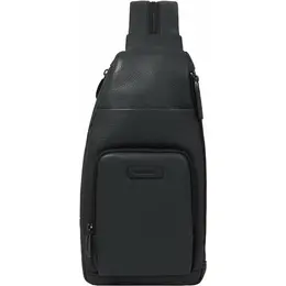 Сумка-рюкзак Piquadro Modus Special, фактура зернистая, матовая, черный 10445757