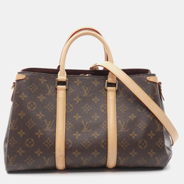 Louis Vuitton Soufflot MM Brown Monogram Canvas Shoulder Bag 1176649