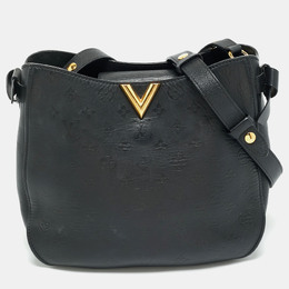 Louis Vuitton Black Monogram Leather Very Hobo Bag 1177693