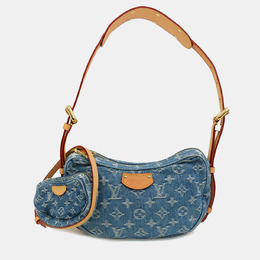 Louis Vuitton Croissant MM Blue Monogram Denim Shoulder Bag 1177224