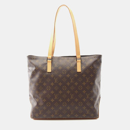 Louis Vuitton Cabas Mezzo Brown Monogram Canvas Tote Bag 1177151