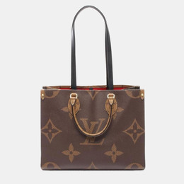 Louis Vuitton OnTheGo MM Monogram Giant Reverse Canvas Tote Bag 1177132