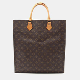Louis Vuitton Sac Plat Brown Monogram Canvas Tote Bag 1177144